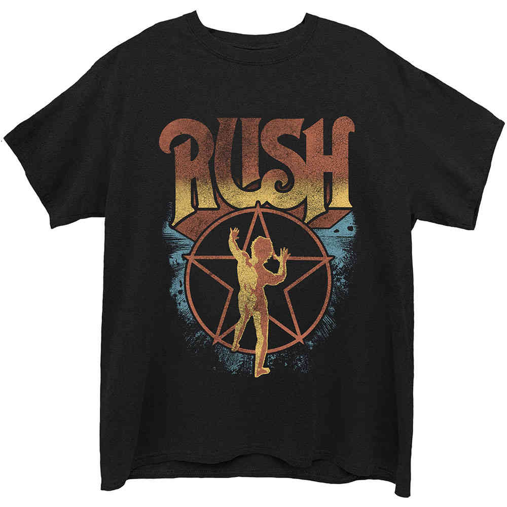 Rush - Starman Heren Tshirt - Zwart